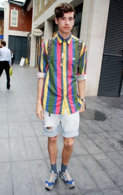 Chad Burton, Photographed in London<br/> Click Photo To See More