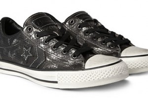 Converse x John Varvatos Metallic Snakeskin-Effect Trainers