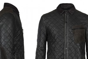 AllSaints Alter Leather Shirt