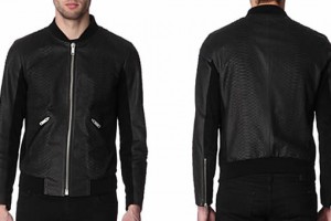 Alexander McQueen Snakeskin Bomber Jacket
