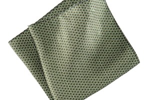 H&M Dark Green Silk Handkerchief