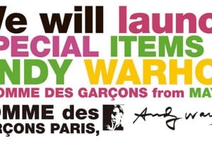 Andy Warhol x Comme des Garçons Clothing