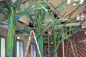 MISSONI X CARNOVSKY ZIGZAGGING INSTALLATION